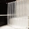 Unyqoos® Stijlvol waterdicht douchegordijn met uniek 3D-effect en gemakkelijke bevestiging