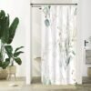 Unyqoos® Stijlvol Groen Bladeren Douchegordijn voor Luxe Badkamerdecoratie met Schimmelwerend en Waterdicht Ontwerp