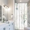 Unyqoos® Stijlvol Groen Bladeren Douchegordijn voor Luxe Badkamerdecoratie met Schimmelwerend en Waterdicht Ontwerp