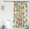Unyqoos® Stijlvol en Schimmelwerend Douchegordijn met Bloemenpatroon voor Badkamer, Waterdicht en Kleurrijk, 200 x 200 cm