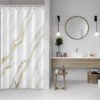 550x550-7233.jpg Unyqoos® Modern abstract douchegordijn met marmertextuur voor stijlvolle badkamer