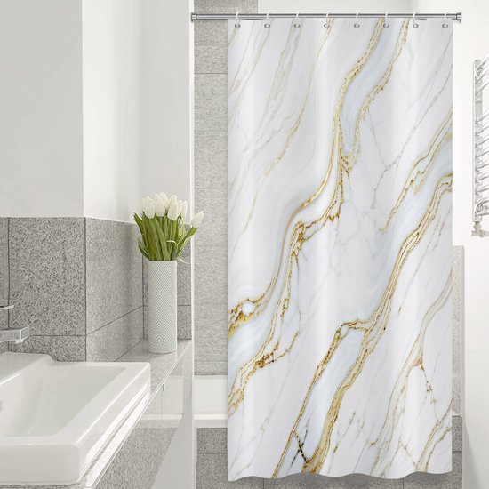 550x550-7234.jpg Unyqoos® Modern abstract douchegordijn met marmertextuur voor stijlvolle badkamer