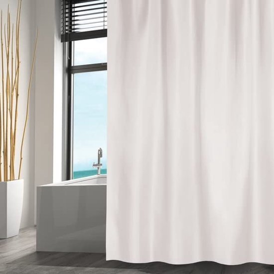 550x550-7248.jpg Unyqoos® Wit douchegordijn met antibacteriële en waterdichte eigenschappen 180x200 cm