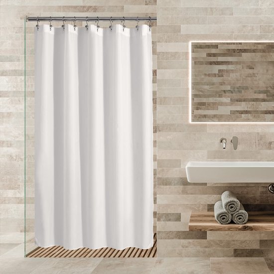 550x550-7278.jpg Unyqoos® Waterdicht en machinewasbaar douchegordijn met magneten voor badkamer