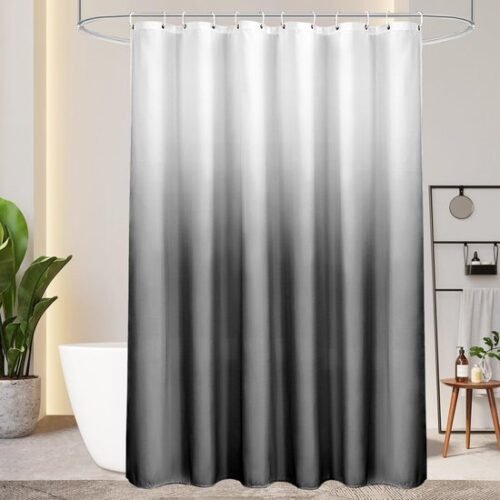 550x550-7377.jpg Unyqoos® Waterbestendig textiel douchegordijn met kleurverloop en ringen