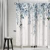 Unyqoos® Stijlvol Douchegordijn met Eucalyptus Print en Waterafstotende Eigenschappen voor Badkamer