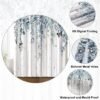Unyqoos® Stijlvol Douchegordijn met Eucalyptus Print en Waterafstotende Eigenschappen voor Badkamer