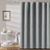 550x550-7396.jpg Unyqoos® Grijs waterafstotend douchegordijn met linnen textuur en verzwaarde zoom