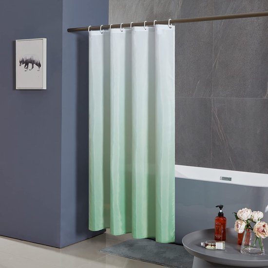 Unyqoos® Stijlvol en Functioneel Douchegordijn voor Badkamer met Schimmelwerende Eigenschappen en Inclusief Ringen