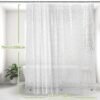 Unyqoos® EVA Douchegordijn met 3D Effect en Antischimmel Eigenschappen 180x200 cm