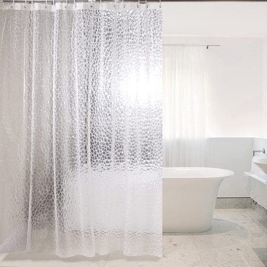 550x550-7459.jpg Unyqoos® Waterdicht en schimmelbestendig douchegordijn 180x180 cm met 12 ophangringen