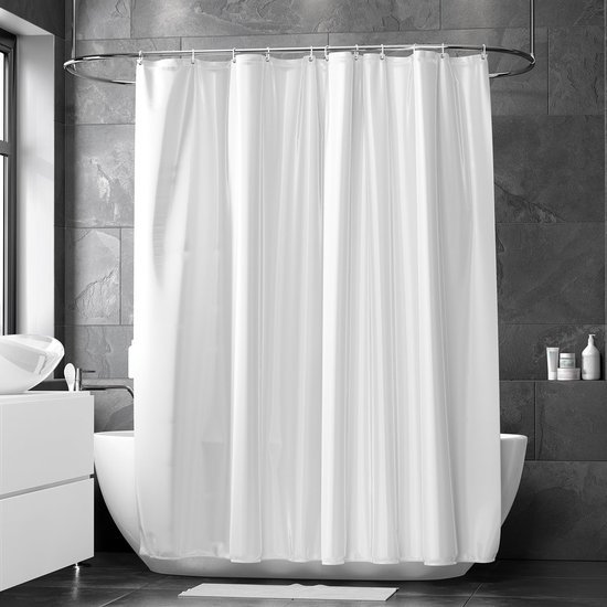 550x550-7487.jpg Unyqoos® Waterafstotend en schimmelwerend douchegordijn met haken voor elke badkamer