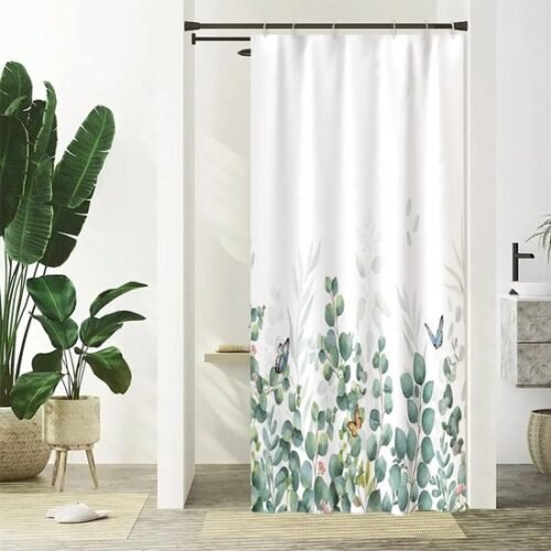 550x550-7494.jpg Unyqoos® Waterdicht Douchegordijn Met Eucalyptusprint Voor Luxe Badkamerervaring Met Schimmelbestendige Eigenschappen