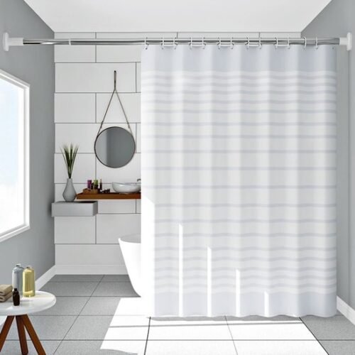 550x550-7600.jpg Unyqoos® Wit XXL douchegordijn van Peva materiaal met anti-schimmel eigenschappen