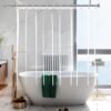 550x550-7624.jpg Unyqoos® Waterdicht en transparant douchegordijn met magnetische onderkant 180x165 cm