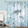 550x550-7628.jpg Unyqoos® Waterdicht douchegordijn met zeeschildpad design en 12 haken voor badkamer