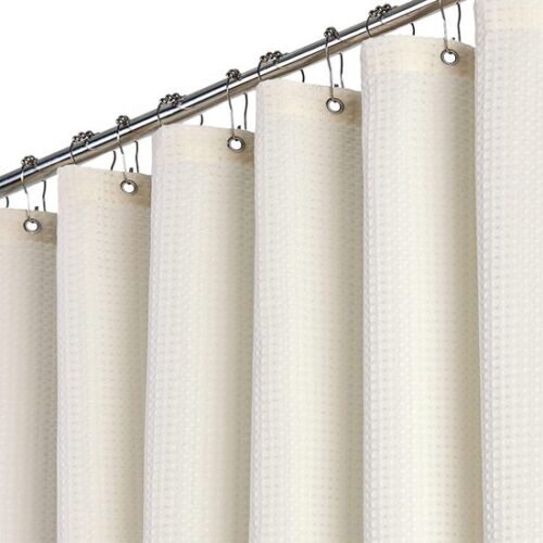 550x550-7642.jpg Unyqoos® Modern Douchegordijn met Wafelpatroon en Schimmelwerende Eigenschappen voor Luxe Badkamer