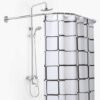 550x550-7656.jpg Unyqoos® Waterafstotend douchegordijn met schimmelwerende eigenschappen en 12 ringen