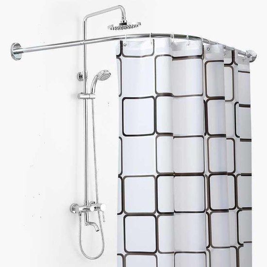 550x550-7656.jpg Unyqoos® Waterafstotend douchegordijn met schimmelwerende eigenschappen en 12 ringen