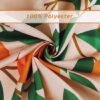 Unyqoos® Heldere Oranje Douchegordijn met Citrus Design en Schimmelwerende Eigenschappen voor Badkamerdecoratie
