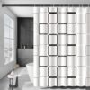 Unyqoos® Waterdicht en Schimmelbestendig Douchegordijn 180 x 200 cm met Sneldrogende Stof en 12 Haken