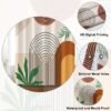 Unyqoos® Stijlvol Geometrisch Douchegordijn met Abstract Boho Design en Waterdichte Wasbare Polyester Stof