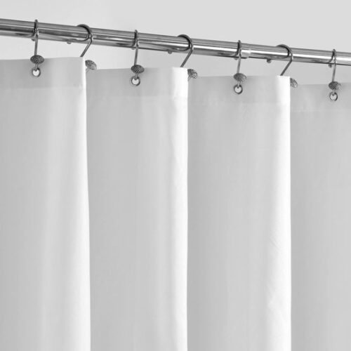 Unyqoos® Waterdicht en zacht douchegordijn met magneten voor extra lange badkamers