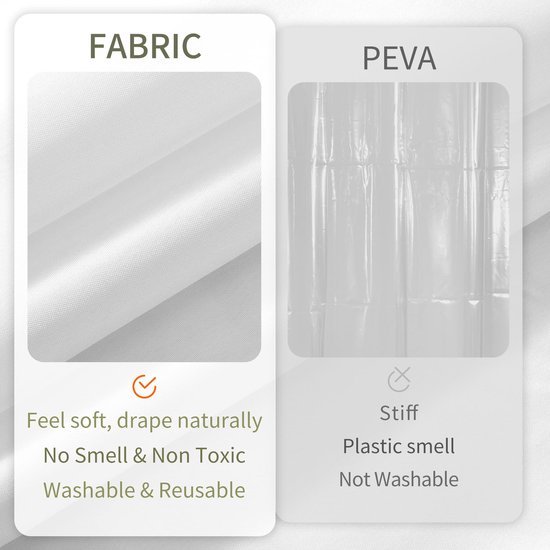 550x550-7806.jpg Unyqoos® Waterdicht en zacht douchegordijn met magneten voor extra lange badkamers