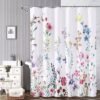 Unyqoos® Verfrissend Bloemenpatroon Douchegordijn 240x200cm - Waterafstotend en Schimmelbestendig Badkamergordijn in Roze