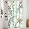 550x550-7817.jpg Unyqoos® Stijlvol Douchegordijn Met Eucalyptus Print Voor Een Luxe Badkamerervaring