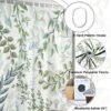 550x550-7820.jpg Unyqoos® Stijlvol Douchegordijn Met Eucalyptus Print Voor Een Luxe Badkamerervaring