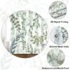 550x550-7821.jpg Unyqoos® Stijlvol Douchegordijn Met Eucalyptus Print Voor Een Luxe Badkamerervaring