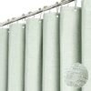 Unyqoos® Waterafstotend douchegordijn mintgroen met schimmelbestendige eigenschappen (Groen)