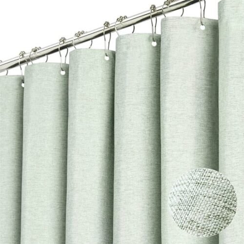 550x550-7927.jpg Unyqoos® Waterafstotend douchegordijn mintgroen met schimmelbestendige eigenschappen (Groen)