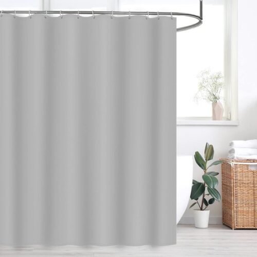 Unyqoos® Waterafstotend en schimmelwerend douchegordijn van polyester met gewicht