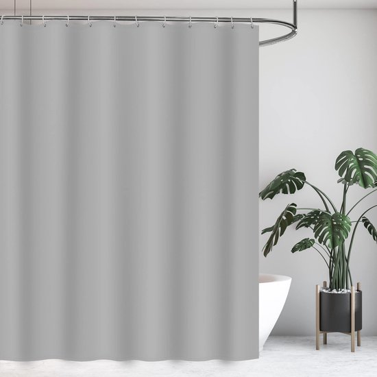 550x550-7944.jpg Unyqoos® Waterafstotend en schimmelwerend douchegordijn van polyester met gewicht