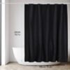 Unyqoos® Waterafstotende en Schimmelbestendige Douchegordijn van Textiel met Snelle Droogfunctie en Ringen, 180 x 200 cm