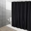 Unyqoos® Waterafstotende en Schimmelbestendige Douchegordijn van Textiel met Snelle Droogfunctie en Ringen, 180 x 200 cm