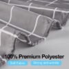 Unyqoos® Stijlvol en Functioneel Waterafstotend Douchegordijn met Ringen voor Eenvoudige Installatie, 180 x 200 cm