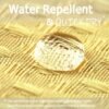 550x550-8029.jpg Unyqoos® Waterafstotende en wasbare douchegordijn met wafelstructuur in geel polyester