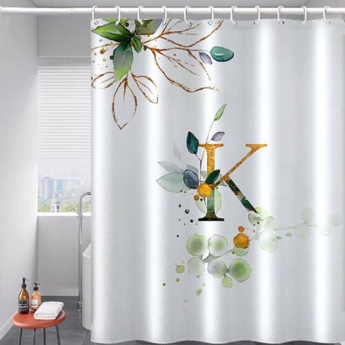 550x550-8044.jpg Unyqoos® Stijlvol polyester douchegordijn met schimmelwerende en waterdichte eigenschappen