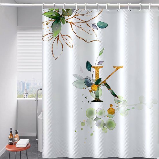 550x550-8044.jpg Unyqoos® Stijlvol polyester douchegordijn met schimmelwerende en waterdichte eigenschappen