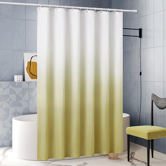 Unyqoos® Elegant Badkamergordijn met Waterafstotende en Schimmelwerende Eigenschappen voor Luxe Douche-ervaring