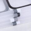 Unyqoos® Waterbestendig en Schimmelwerend Douchegordijn met Ruitpatroon 180 x 200 cm voor Badkamer