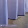 Unyqoos® Stijlvol en Functioneel Douchegordijn met Waterafstotende en Schimmelwerende Eigenschappen voor Badkamer