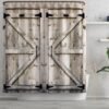 550x550-8230.jpg Unyqoos® Waterdicht en schimmelwerend douchegordijn van textiel met 12 haken