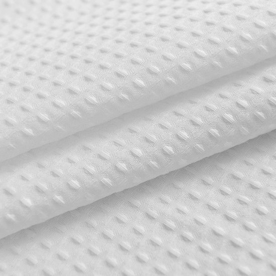 Unyqoos® Luxe en douchegordijn met wafelstructuur voor een stijlvolle badkamer
