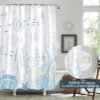 Unyqoos® Decoratief douchegordijn met onderwatermotief en schimmelwerende eigenschappen