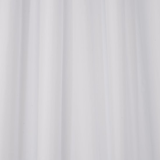 550x550-8300.jpg Unyqoos® Wit polyester douchegordijn met verzwaarde zoom en waterafstotende eigenschappen