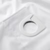 550x550-8303.jpg Unyqoos® Wit polyester douchegordijn met verzwaarde zoom en waterafstotende eigenschappen